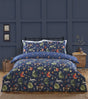 Autumn Forest Duvet Set showcasing vibrant fall leaf patterns in warm earthy tones