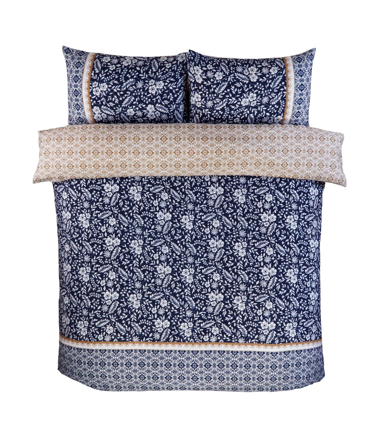 Luxurious Eleanor Duvet Set featuring elegant floral patterns and soft, breathable fabric for cozy, stylish bedroom decor