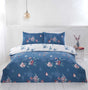 Complete bedding set including duvet cover and matching pillowcases with whimsical hummingbird accents