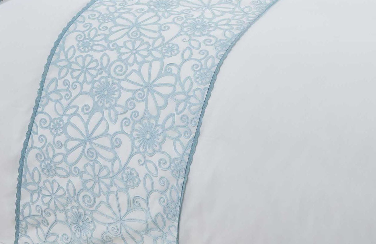 Set includes duvet cover and matching pillowcases in various sizes for different beds