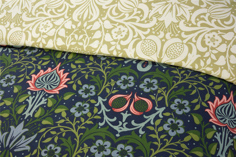 Elegant Heritage Flora MF duvet set featuring intricate floral patterns and luxurious fabric for a sophisticated bedroom decor