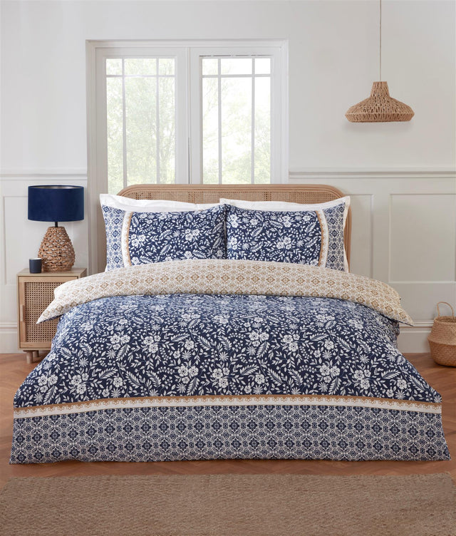 Luxurious Eleanor Duvet Set featuring elegant floral patterns in soft pastel tones and plush fabric for a cozy, stylish bedroom upgrade