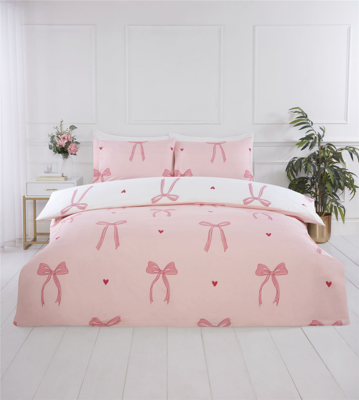 Printed Bows Duvet Set