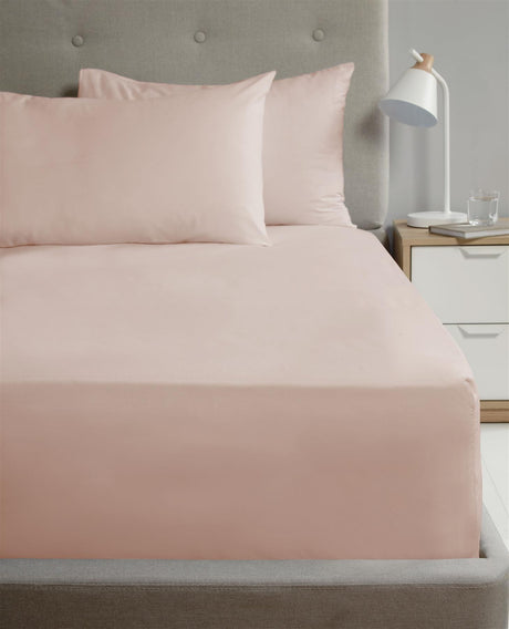 High-quality percale pillowcases offering a smooth, non-iron surface for effortless maintenance and comfort