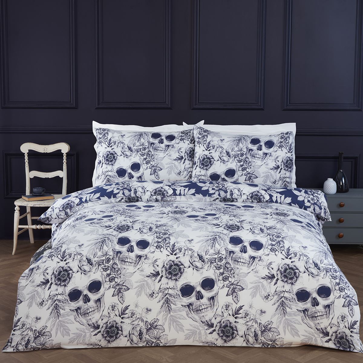 Gothic Skulls Duvet Set