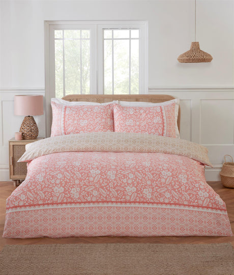 Luxurious Eleanor Duvet Set featuring elegant floral patterns and soft, high-quality fabric for a stylish and comfortable bedroom decor