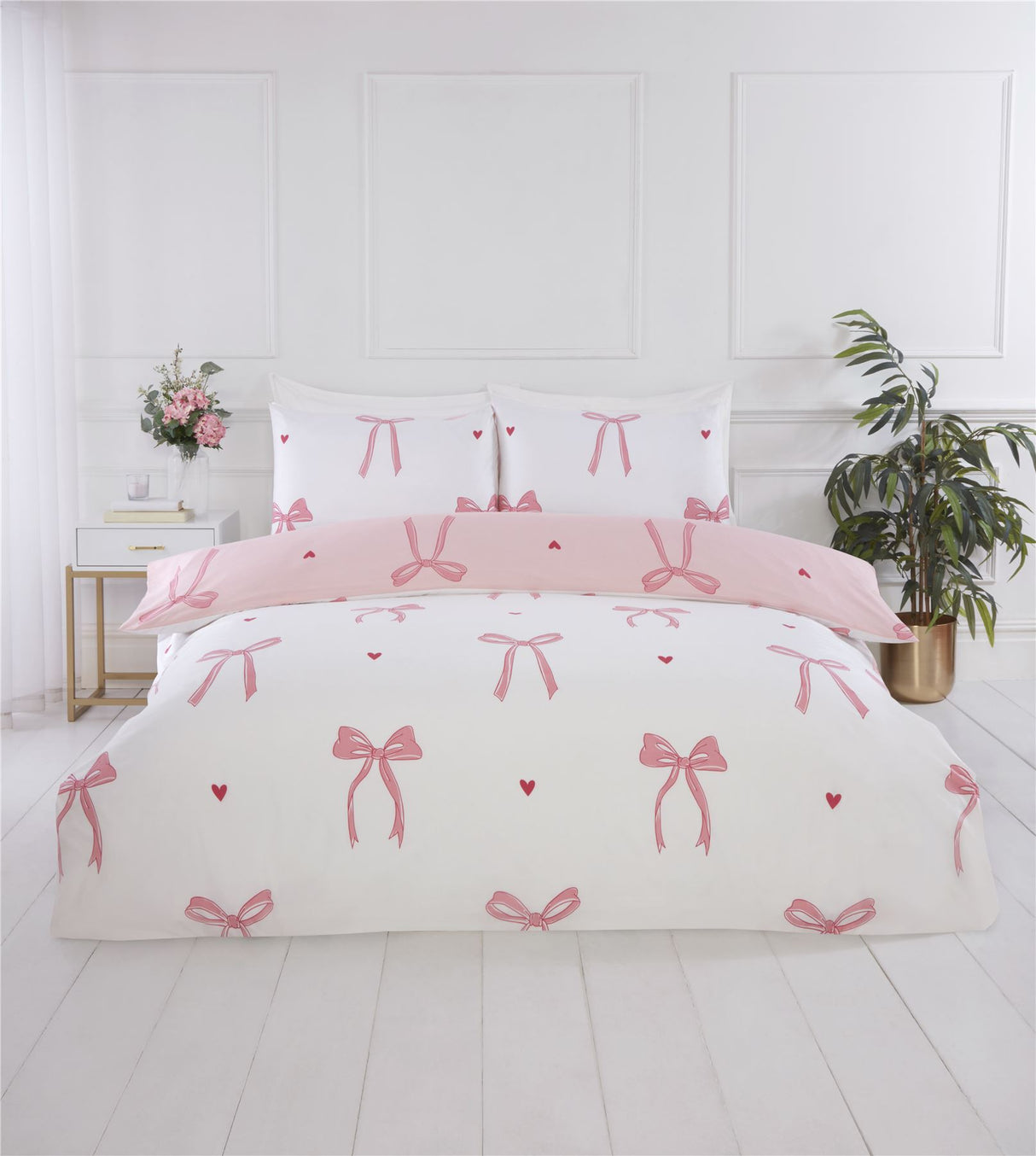 Printed Bows Duvet Set