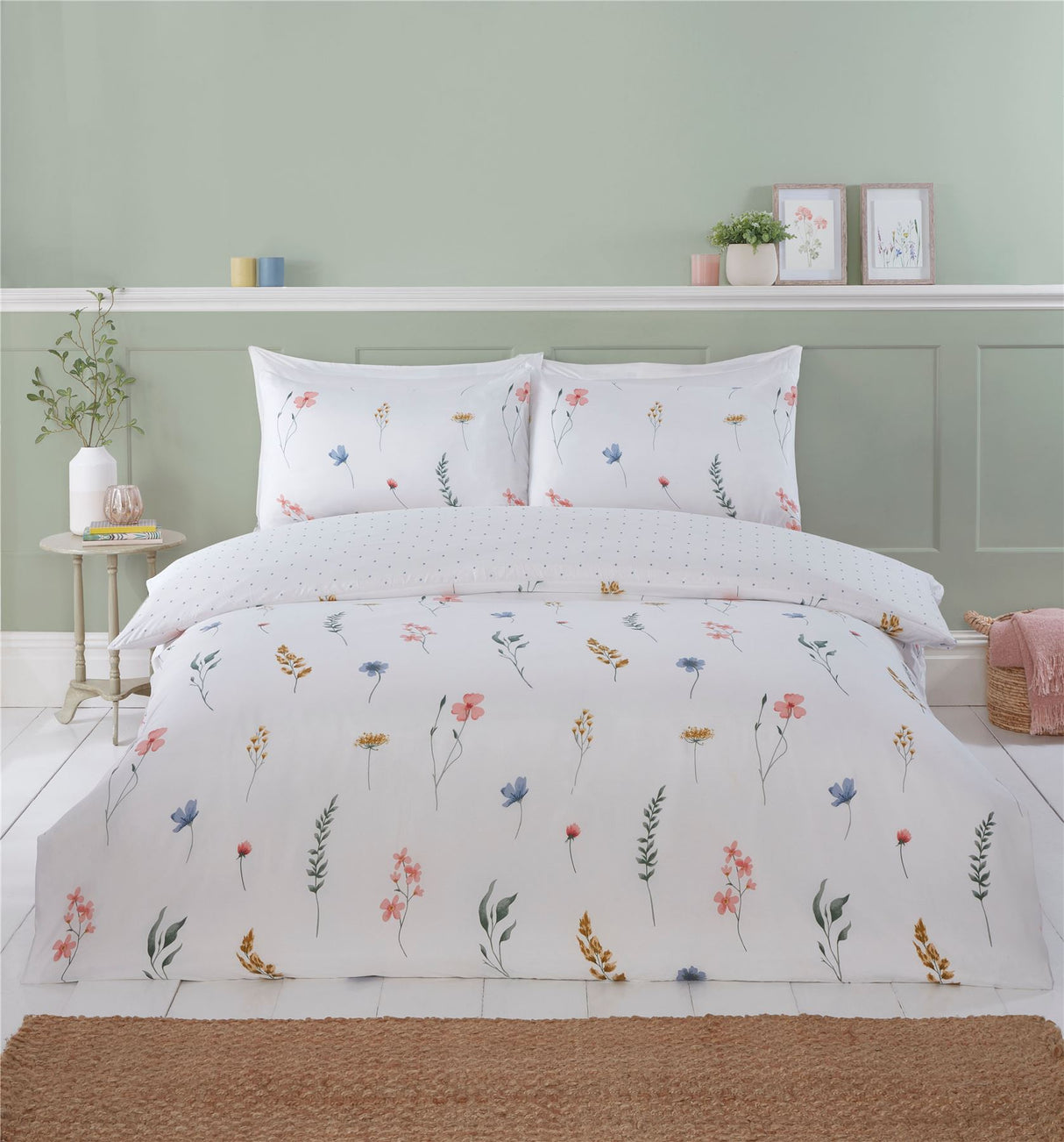 Pressed Flowers Duvet Set
