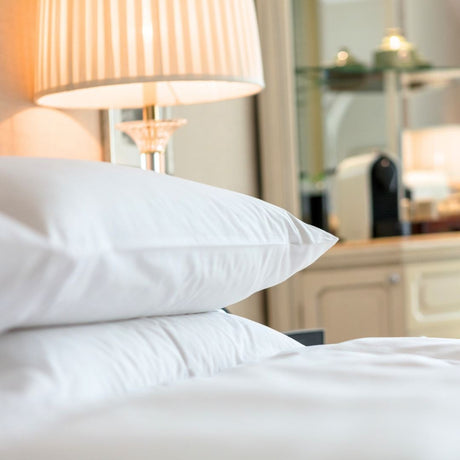 Two Soft Cotton Pillows in Standard Size for Comfortable Sleep