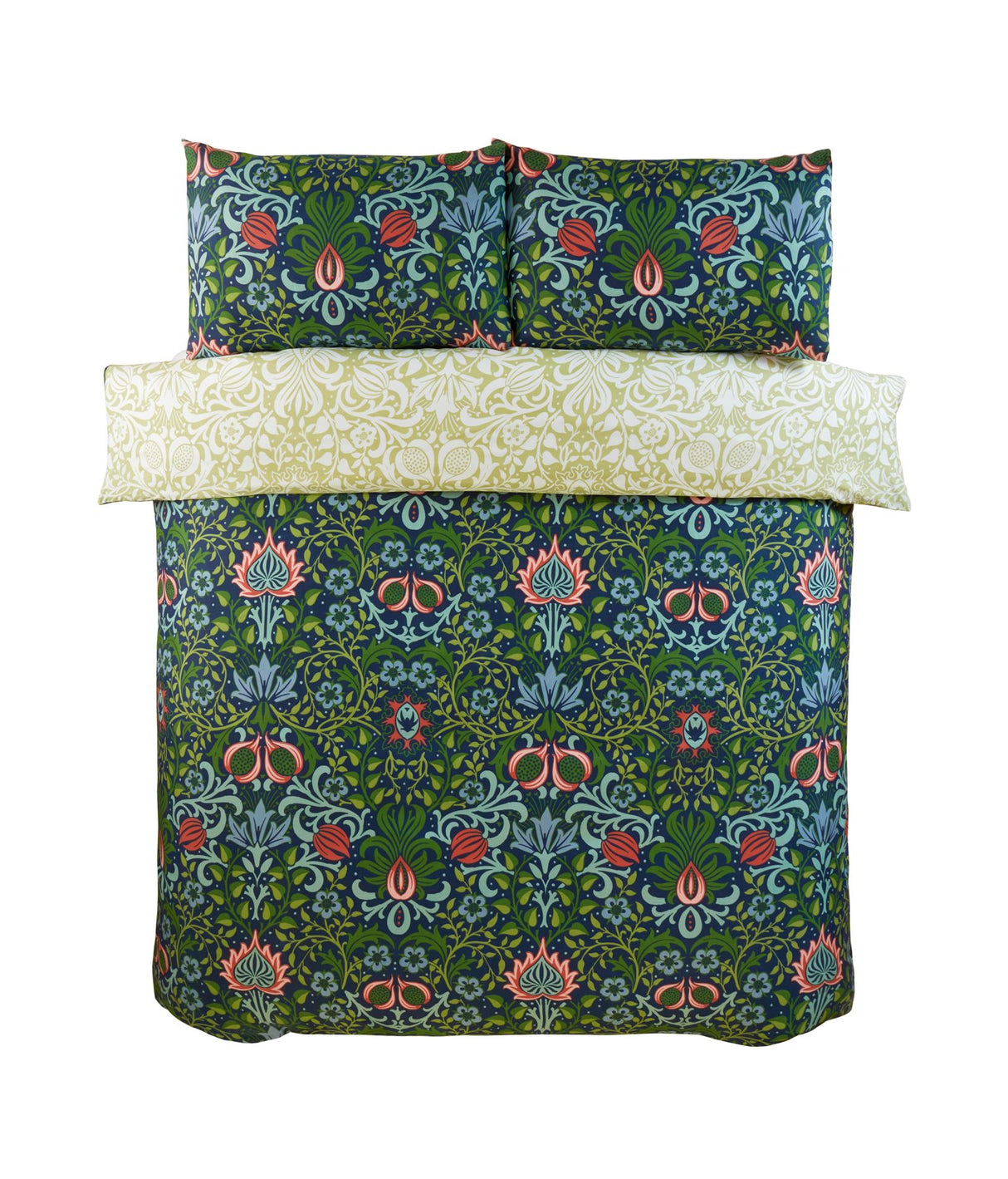 Elegant Heritage Flora MF Duvet Set featuring intricate floral patterns and luxurious fabric for a stylish bedroom upgrade