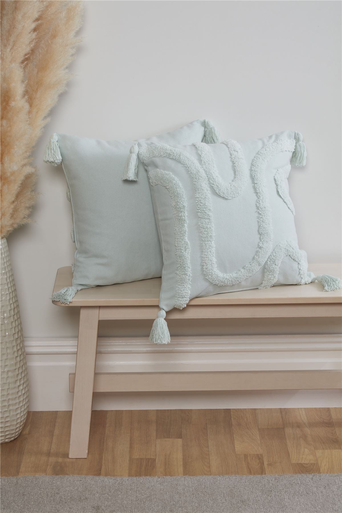 Luxurious Cabana Tufted Filled Cushion featuring intricate tufted detailing and elegant design