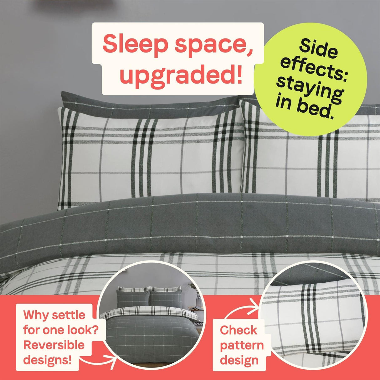 Harris Check Duvet Set