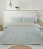 Beautiful blue floral print on Daisy Duvet Set with reversible design and easycare fabric