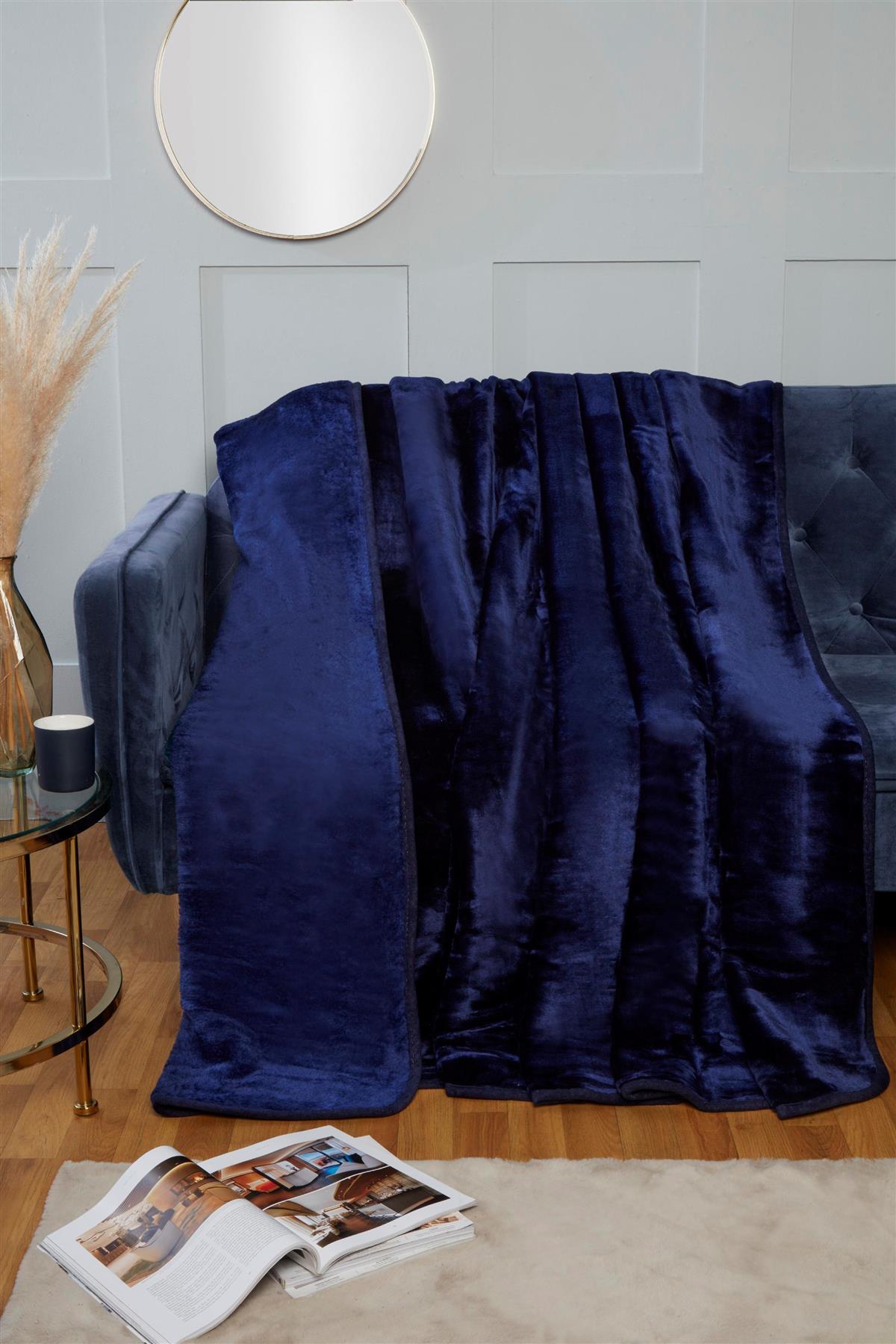 Dyed Mink Throw