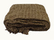 Luxurious Zara Throw featuring 100% cotton chenille with a classic basket weave pattern