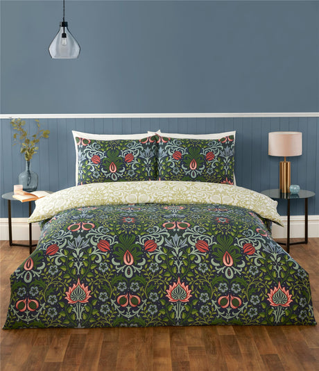 Luxurious Heritage Flora MF Duvet Set featuring intricate floral patterns and elegant craftsmanship for a stylish bedroom upgrade