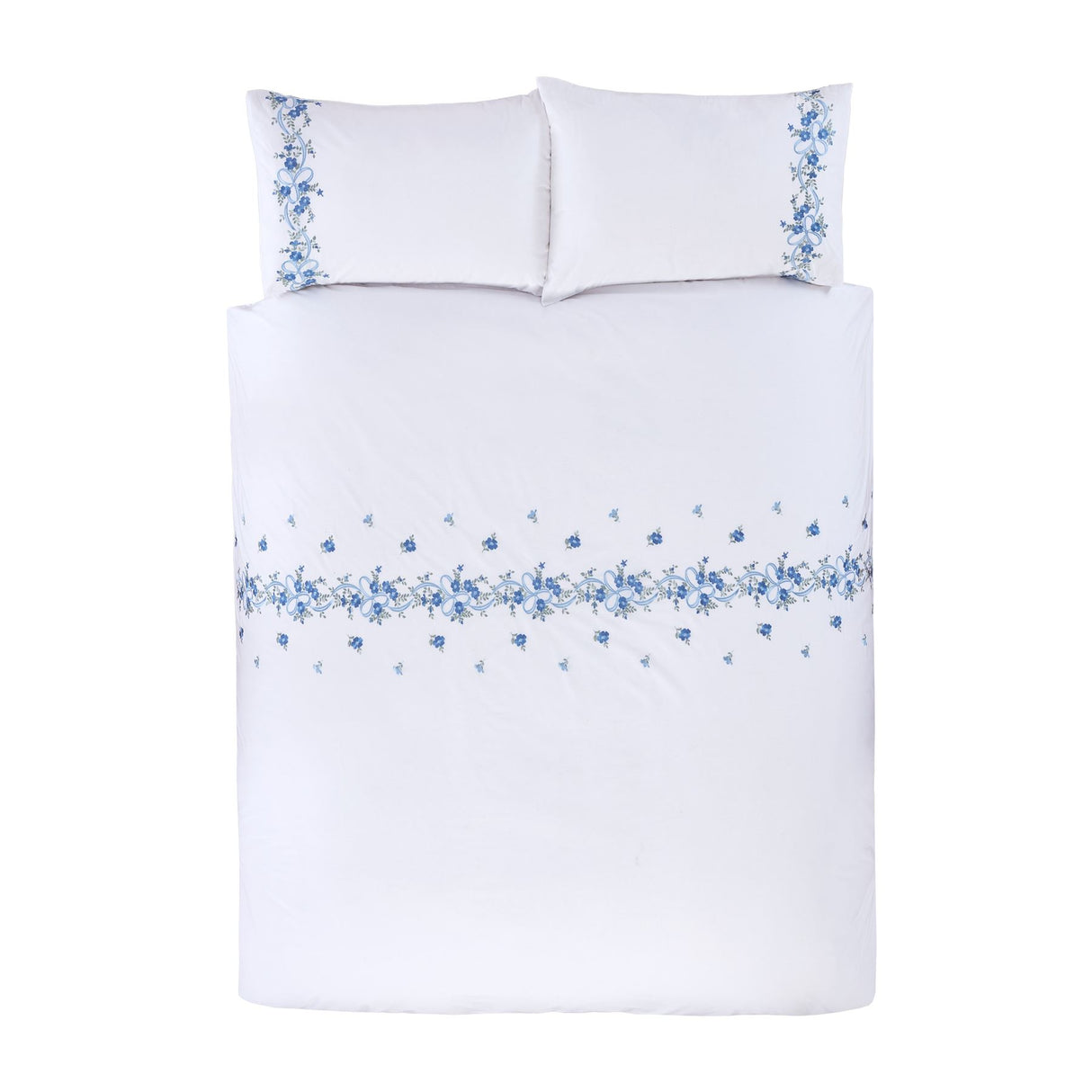 Floral Ribbon Duvet Set