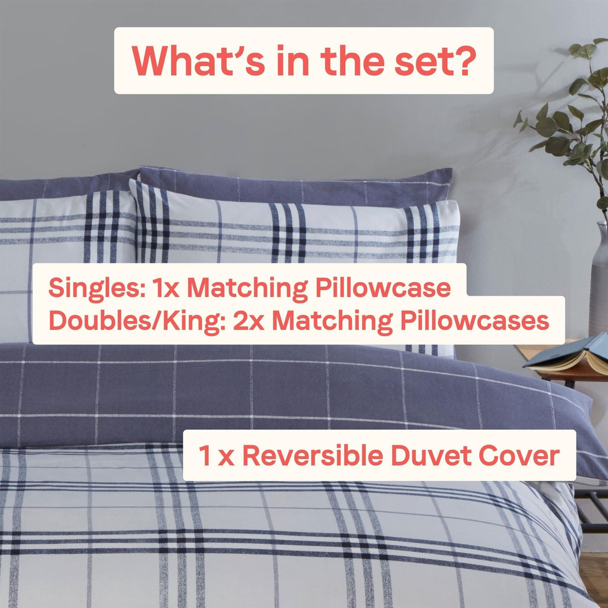 Harris Check Duvet Set