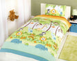 A colourful jungle animals duvet set featuring lions, zebras, giraffes and cheeky monkeys