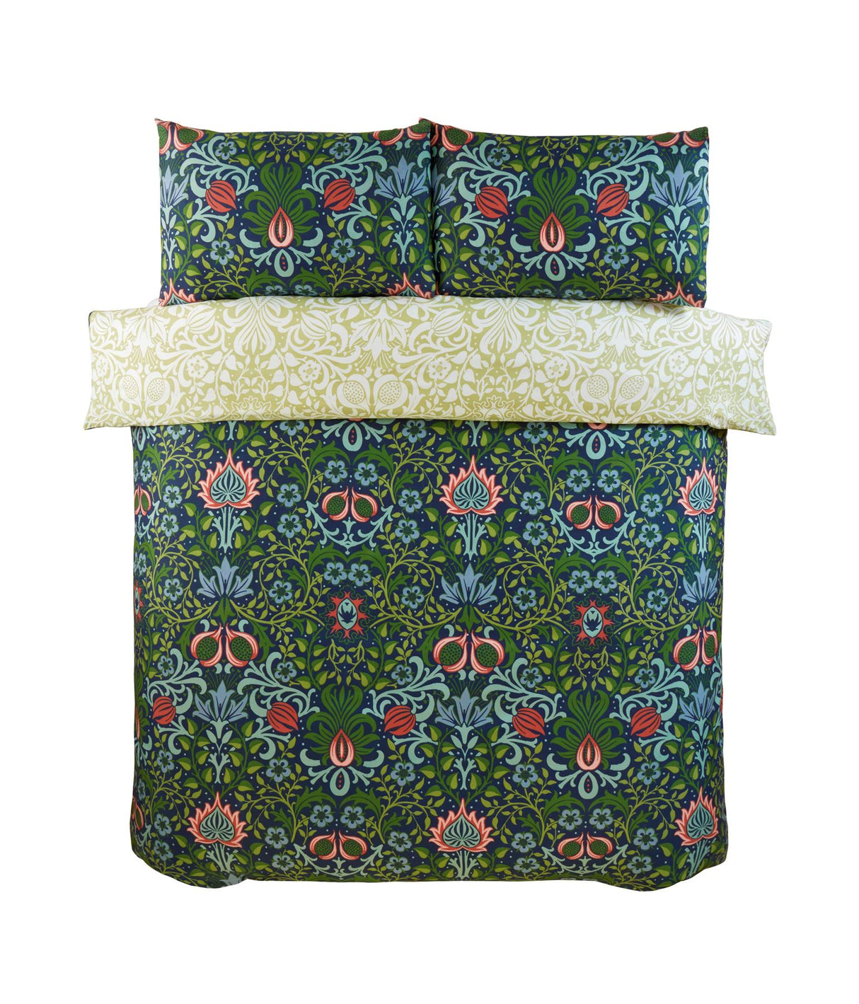 Luxurious Heritage Flora MF Duvet Set featuring intricate floral patterns and soft, high-quality bedding fabric for elegant bedroom decor