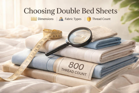 Double bed sheet guide: sizes, fabrics and styles