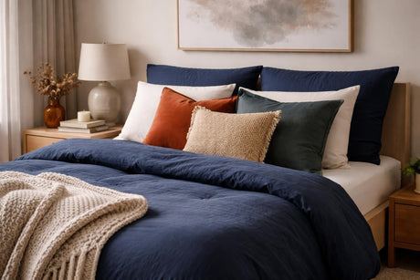 Navy bedding: Timeless style for your bedroom