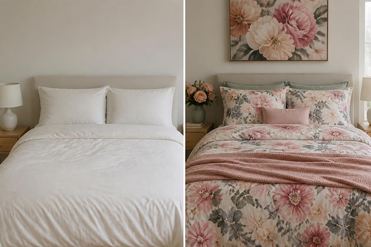 Floral bed linens: Transform your bedroom on a budget