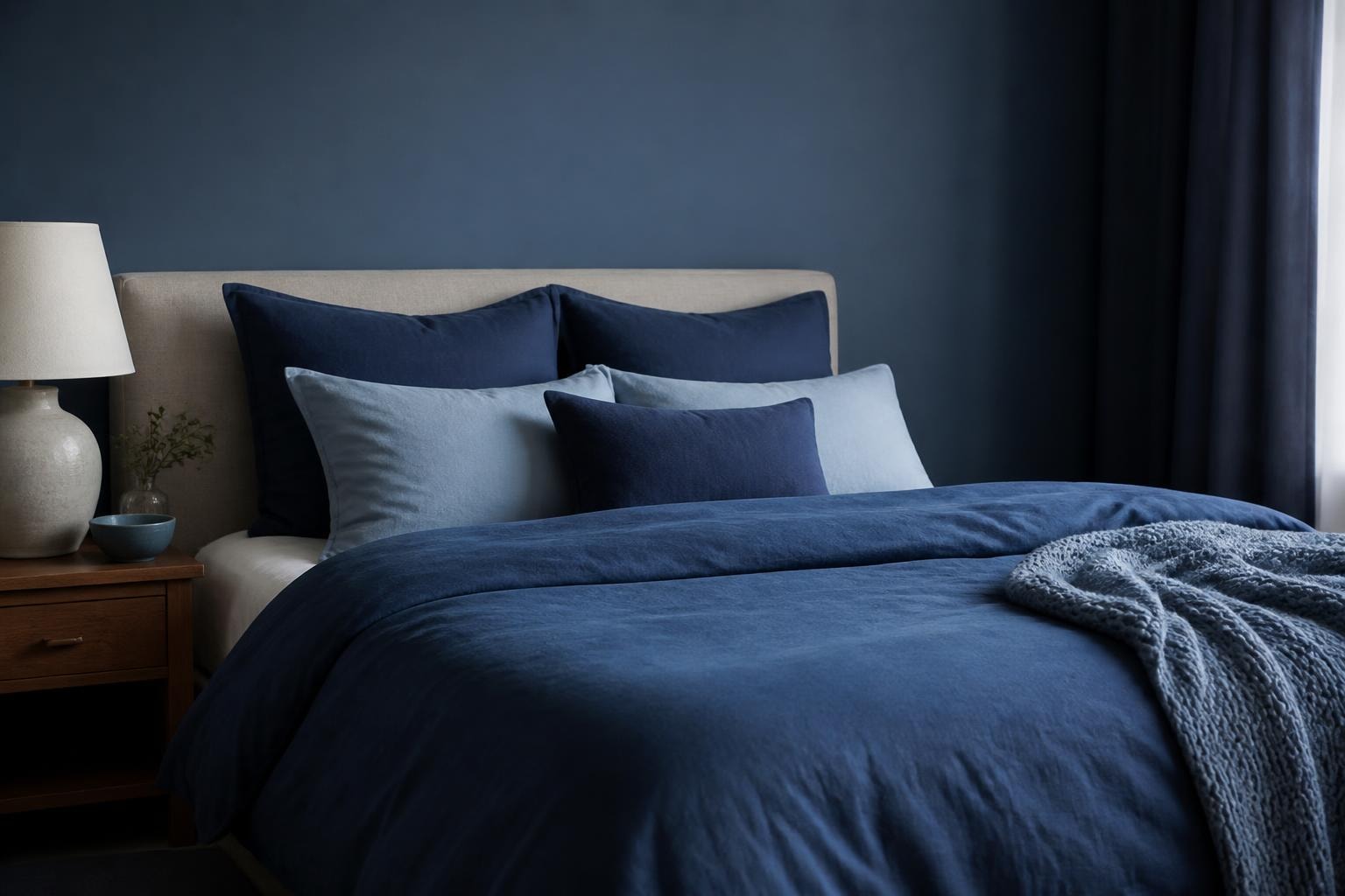 Blue beddings: a calming choice for beautiful bedrooms