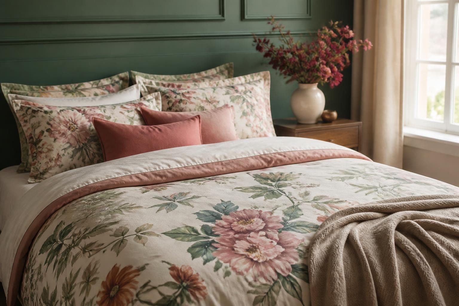 Bed set floral: transform your bedroom with blooms