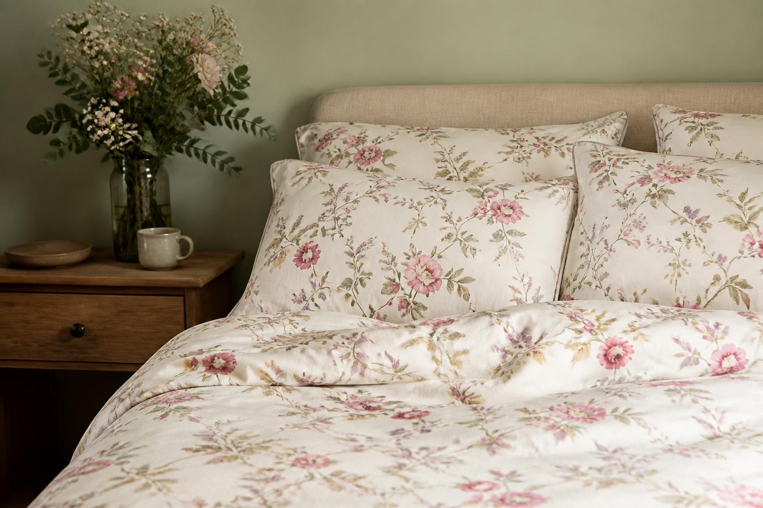 Flowery bed sheets: the cheerful bedding trend for 2026