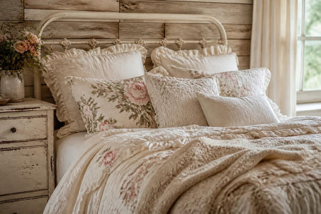 Shabby chic farmhouse bedding: Your cosy style guide