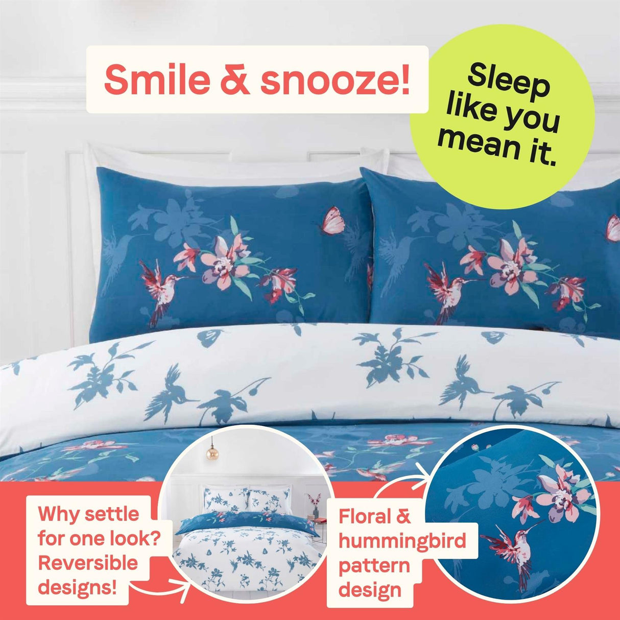 Hummingbird Duvet Set