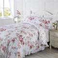 Country cottage feel superking duvet cover and pillow sham set with matching pillowcases