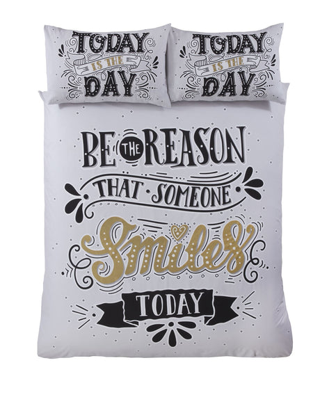 Todays The Day Duvet Set - Luxurious and Stylish Bedding Design