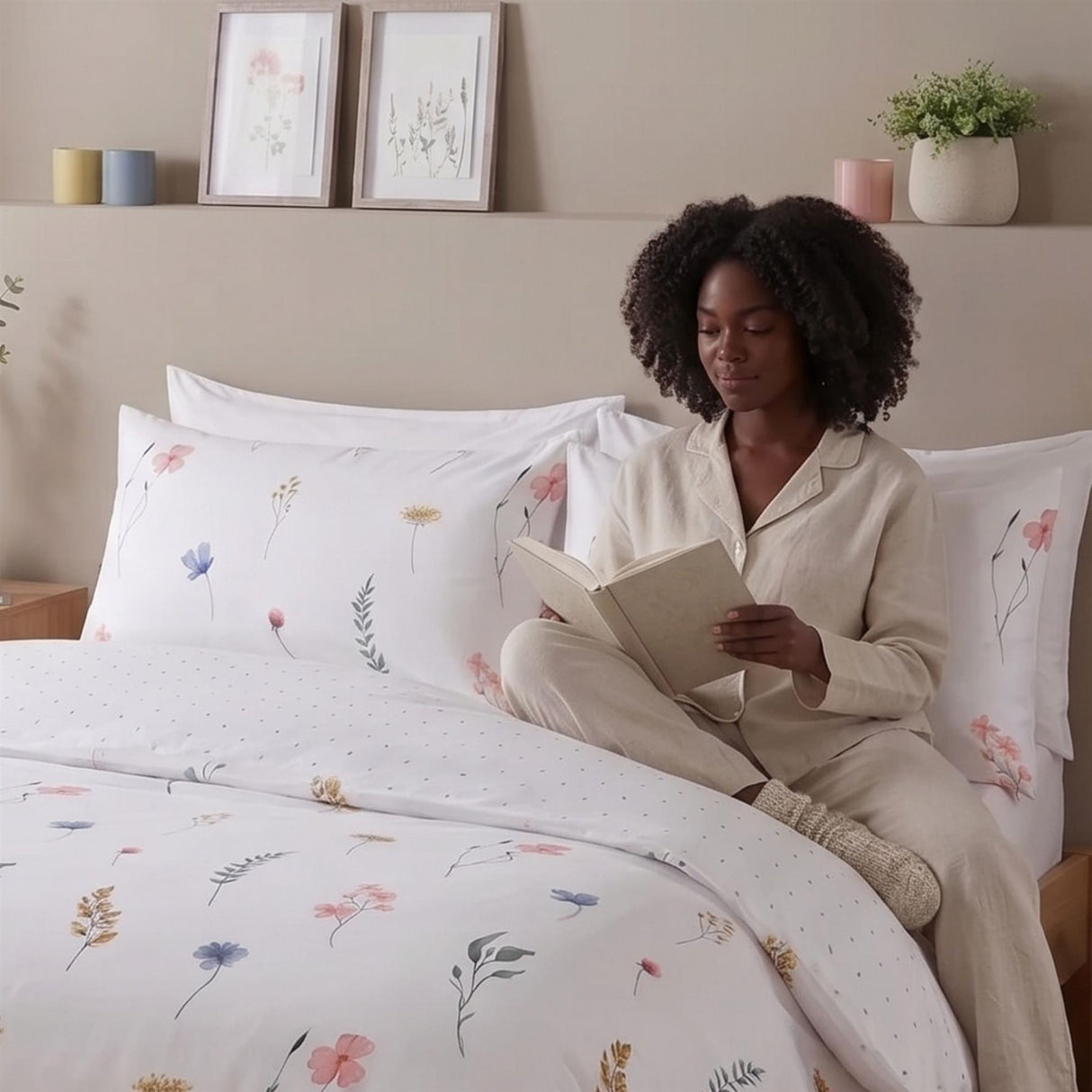 Pressed Flowers Duvet Set