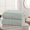 Comfortable Camden hand towels included in a 6-piece bale, measuring 50x80cm with ribbed border detail