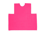Luxurious 100% cotton pedestal mat in vibrant fuschia color