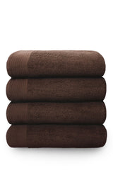 Happy Home 100% Cotton 600GSM Bath Sheet Chocolate towel made from soft and absorbent 100% combed 600gsm cotton Durable and long-lasting 