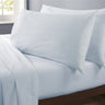 Comfortable brushed cotton sheet set displayed in a calming lavender colour, ideal for a restful night’s sleep