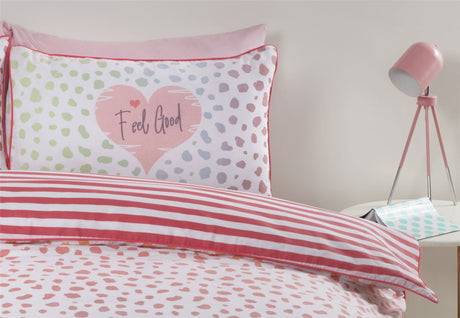 Luxurious dalmation printed duvet cover with monochrome tones, easy-to-maintain fabric, suitable for all bedroom sizes