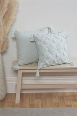 Luxurious Juniper Tufted Filled Cushion with intricate tufted detailing and elegant design