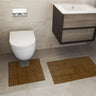 Absorbent tile effect bath mats crafted from pure cotton, providing a plush, soft feel underfoot and enhancing bathroom decor