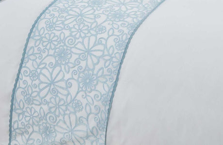 Set includes duvet cover and matching pillowcases in various sizes for different beds