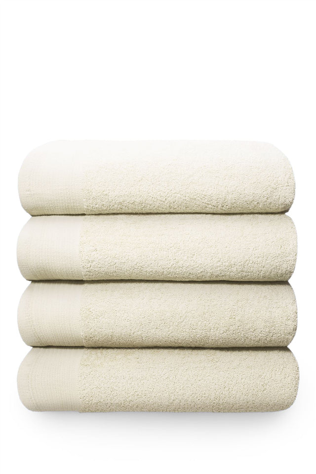 Happy Home 100% Cotton 600GSM Pedestal Mat Cream luxury soft towel 
