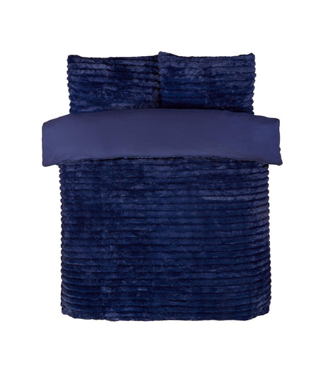 Close-up of the luxurious faux-fur fabric to highlight its plushness and sophisticated appearance