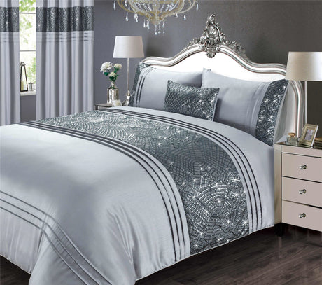 Elegant 30x50cm Charleston boudoir cushion with geometric sparkle design and plush filling