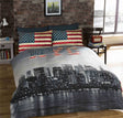 Bring the NYC loft apartment feel into your home with this duvet set featuring a photographic skyline of New York City 
