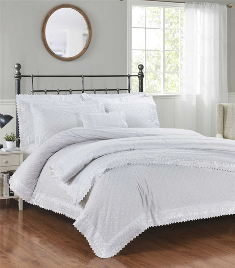 Richmond Cushion in blue and white stripe pattern with piping detail