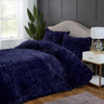 Full view of a bedroom featuring the Rabbit Faux-Fur Duvet Set in deep, sumptuous colours for a sophisticated look