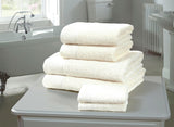 Happy Home 100% Cotton 600GSM Bath Towel White, Soft and Absorbent Luxury Towel for a Relaxing Bath Experience